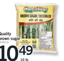 Fortinos QUALITY BROWN SUGAR, 10 LB offer