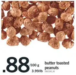 Fortinos BUTTER TOASTED PEANUTS offer