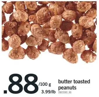 Fortinos BUTTER TOASTED PEANUTS offer
