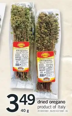 Fortinos DRIED OREGANO, 40 G offer