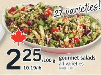 Fortinos GOURMET SALADS offer