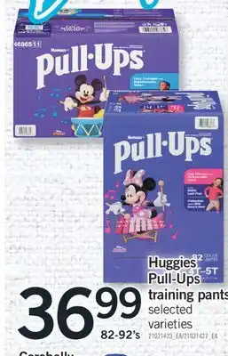 Fortinos HUGGIES PULL-UPS TRAINING PANTS, 82-92'S offer