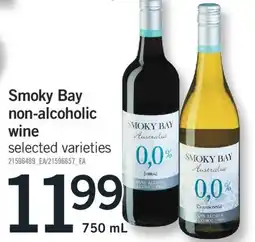 Fortinos SMOKY BAY NON-ALCOHOLIC WINE, 750ml offer