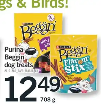 Fortinos PURINA BEGGIN DOG TREATS, 708 g offer