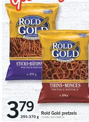 Fortinos ROLD GOLD PRETZELS, 295-370 G offer