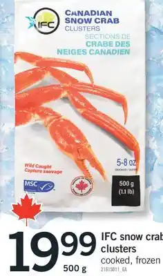 Fortinos IFC SNOW CRAB CLUSTERS, 500 g offer