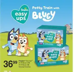 Fortinos PAMPERS EASY UPS 3T-4T BLUEY 1/100 4T-5T BLUEY 1/86 offer