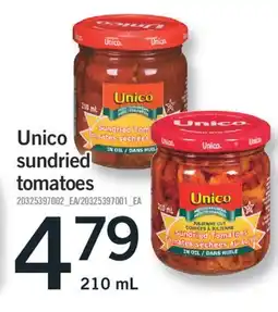 Fortinos UNICO SUNDRIED tomatoes offer