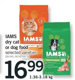 Fortinos IAMS DRY CAT OR DOG FOOD, 1.36-3.18 KG offer