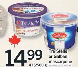 Fortinos TRE STELLE OR GALBANI MASCARPONE, 475/500 G offer