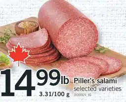Fortinos PILLER'S SALAMI offer