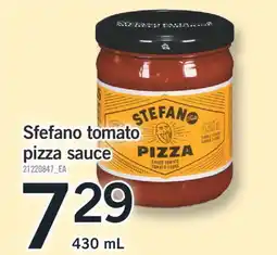 Fortinos SFEFANO TOMATO PIZZA SAUCE, 430 mL offer