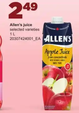 Loblaws ALLEN'S JUICE, 1L offer