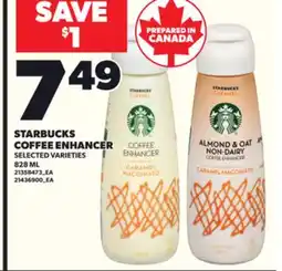 Loblaws STARBUCKS COFFEE ENHANCER, 828 ML offer