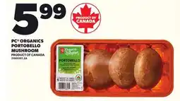 Loblaws PC ORGANICS PORTOBELLO offer