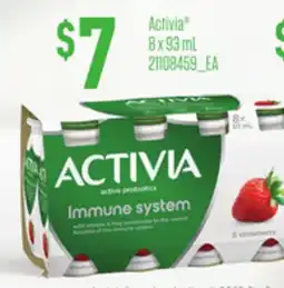 Loblaws ACTIVIA , 8 X 93ML offer