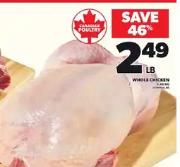 Loblaws WHOLE CHICKEN offer