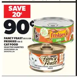 Loblaws FANCY FEAST 85 g or FRISKIES 156 g CAT FOOD offer