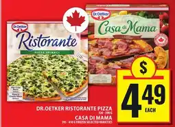 Food Basics DR.OETKER RISTORANTE PIZZA OR CASA DI MAMA offer