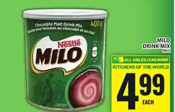 Food Basics NESTLÉ MILO DRINK MIX offer