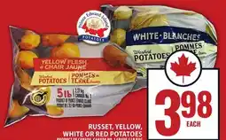 Food Basics RUSSET, YELLOW, WHITE OR RED POTATOES offer