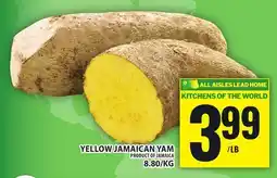 Food Basics YELLOW JAMAICAN YAM offer