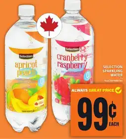 Food Basics SELECTION SPARKLING WATER offer