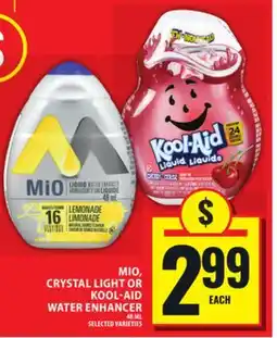 Food Basics MIO, CRYSTAL LIGHT OR KOOL-AID WATER ENHANCER offer