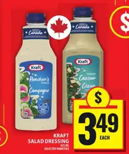 Food Basics KRAFT SALAD DRESSING offer