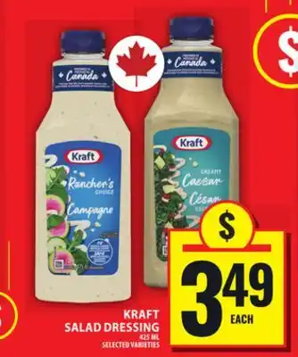 Food Basics KRAFT SALAD DRESSING offer