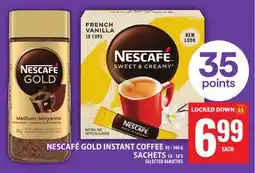 Food Basics NESCAFÉ GOLD INSTANT COFFEE OR SACHETS offer