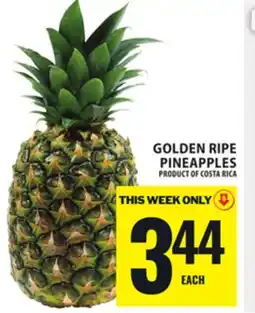Food Basics GOLDEN RIPE PINEAPPLES offer