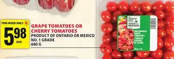 Food Basics GRAPE TOMATOES OR CHERRY TOMATOES offer
