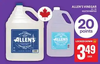 Food Basics ALLEN'S VINEGAR offer