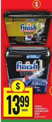 Food Basics FINISH POWERBALL DISHWASHER TABS offer