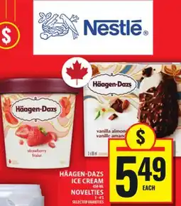Food Basics HÄAGEN-DAZS ICE CREAM, NOVELTIES offer
