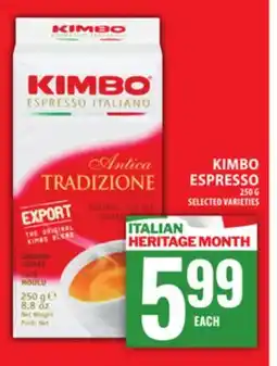 Food Basics KIMBO ESPRESSO offer