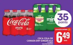 Food Basics COCA-COLA OR CANADA DRY GINGER ALE offer