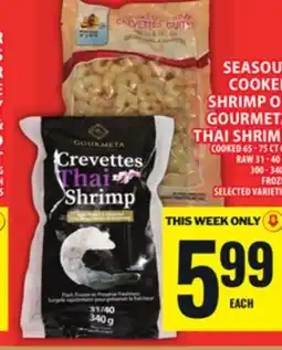 Food Basics SEASOUL COOKED SHRIMP OR GOURMETA THAI SHRIMP offer