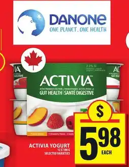 Food Basics ACTIVIA YOGURT offer
