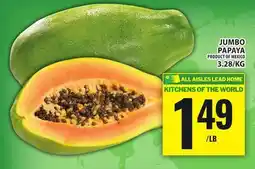 Food Basics JUMBO PAPAYA offer