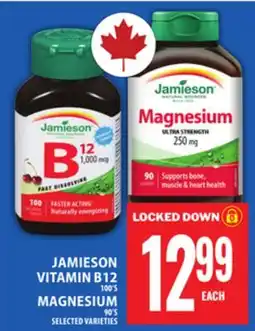 Food Basics JAMIESON VITAMIN B12 OR MAGNESIUM offer