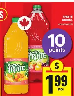 Food Basics FRUITÉ DRINKS offer