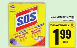 Food Basics S.O.S SCOURING PADS offer