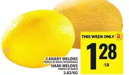 Food Basics CANARY MELONS OR HAMI MELONS offer