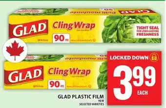 Food Basics GLAD PLASTIC FILM offer