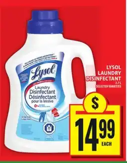 Food Basics LYSOL LAUNDRY DISINFECTANT offer