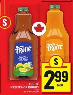 Food Basics FRUITÉ ICED TEA OR DRINKS offer