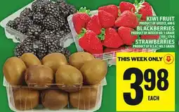 Food Basics KIWI FRUIT OR BLACKBERRIES OR STRAWBERRIES offer