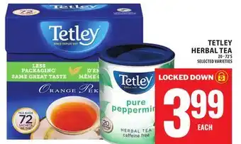 Food Basics TETLEY HERBAL TEA offer
